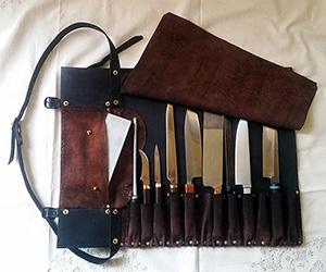 JN Handmade Leather Roll Bag LS1d